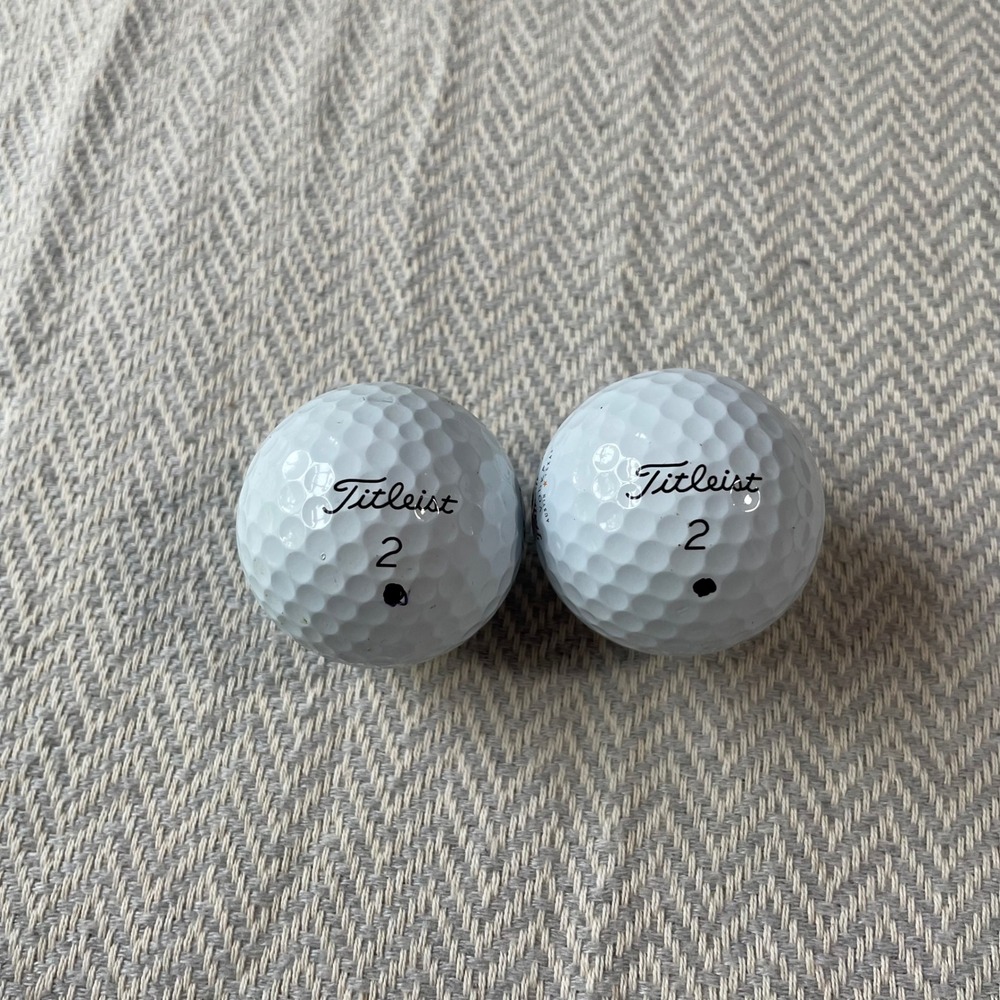 Titleist Golf Balls White Pro V1 Titos Handmade Vodka Logo Set of 2